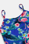 Zivame Girls Maillot Swimsuit with Adjustable Straps - Sky Blue — thumbnail 6